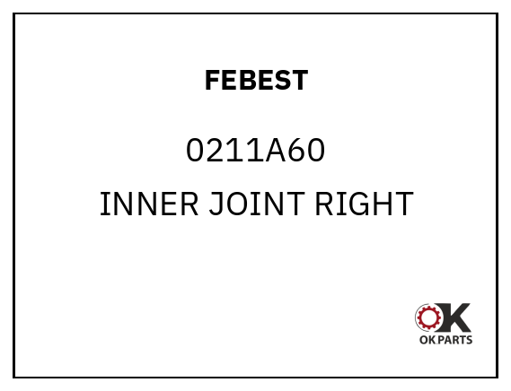FEBEST 0211A60 INNER JOINT RIGHT