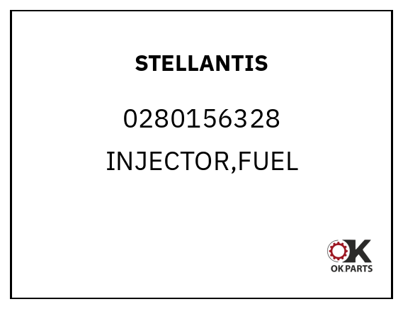 STELLANTIS 0280156328 INJECTOR,FUEL
