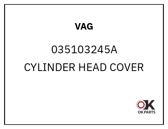 VAG 035103245A CYLINDER HEAD COVER