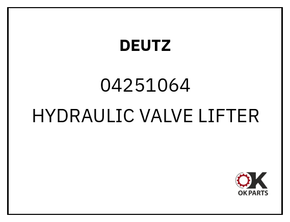 DEUTZ 04251064 HYDRAULIC VALVE LIFTER