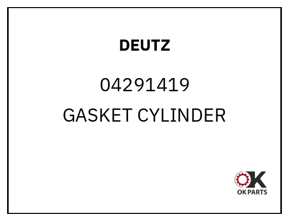 DEUTZ 04291419 GASKET CYLINDER