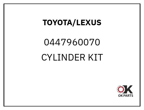 TOYOTA/LEXUS 0447960070 CYLINDER KIT