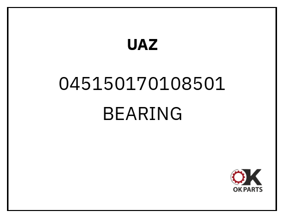 UAZ 045150170108501 BEARING