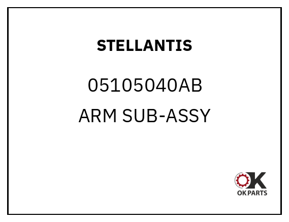 STELLANTIS 05105040AB ARM SUB-ASSY
