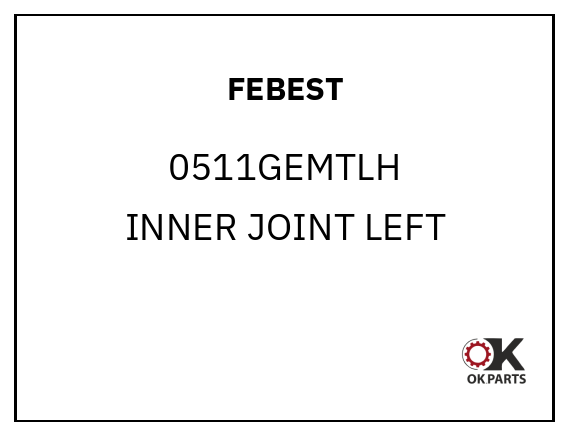 FEBEST 0511GEMTLH INNER JOINT LEFT