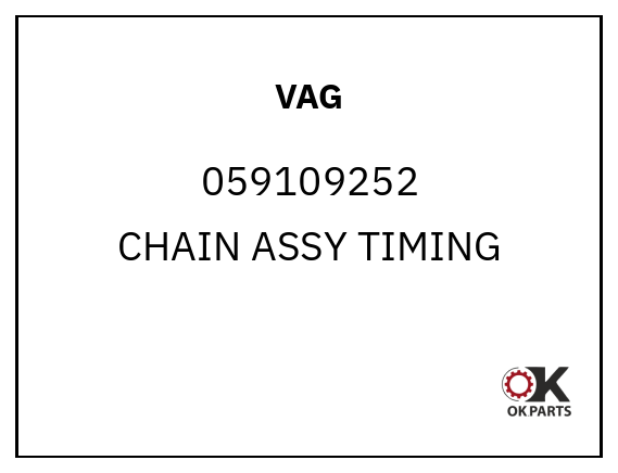 VAG 059109252 CHAIN ASSY TIMING