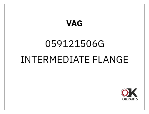 VAG 059121506G INTERMEDIATE FLANGE