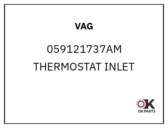 VAG 059121737AM THERMOSTAT INLET