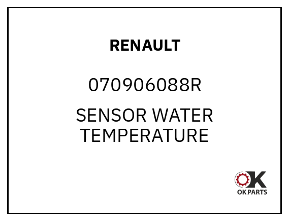 RENAULT 070906088R SENSOR WATER TEMPERATURE