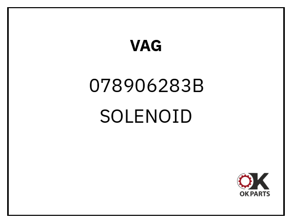 VAG 078906283B SOLENOID