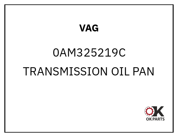 VAG 0AM325219C TRANSMISSION OIL PAN