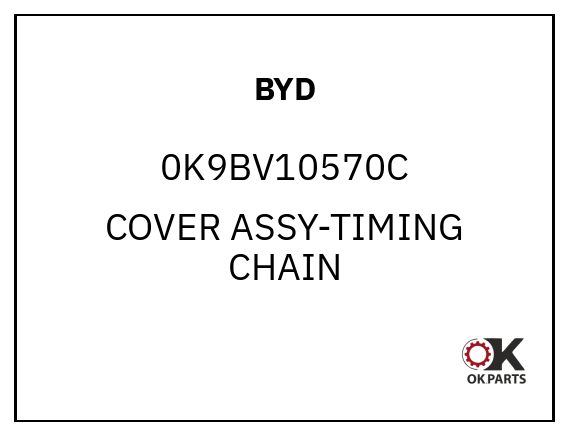 BYD 0K9BV10570C COVER ASSY-TIMING CHAIN