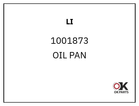 LI 1001873 OIL PAN