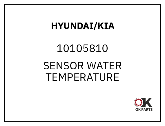 HYUNDAI/KIA 10105810 SENSOR WATER TEMPERATURE