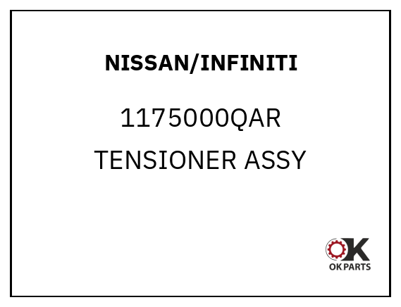 NISSAN/INFINITI 1175000QAR TENSIONER ASSY