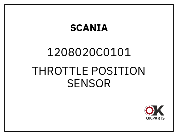 SCANIA 1208020C0101 THROTTLE POSITION SENSOR