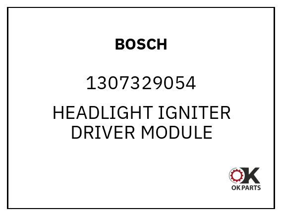 BOSCH 1307329054 HEADLIGHT IGNITER DRIVER MODULE