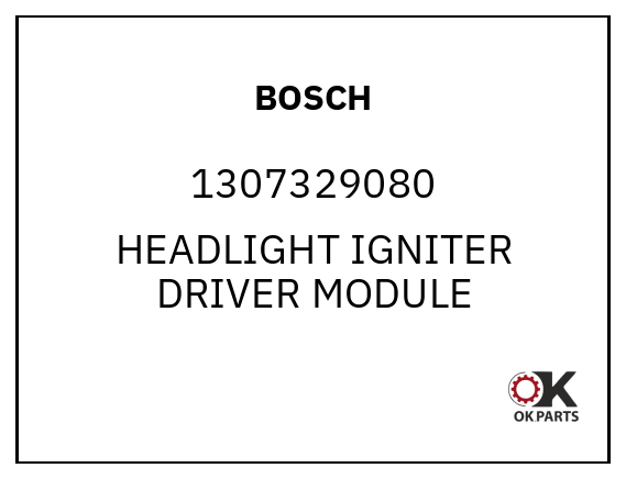 BOSCH 1307329080 HEADLIGHT IGNITER DRIVER MODULE