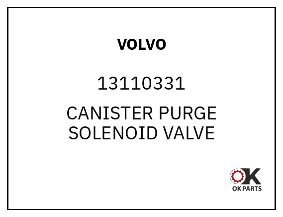 VOLVO 13110331 CANISTER PURGE SOLENOID VALVE
