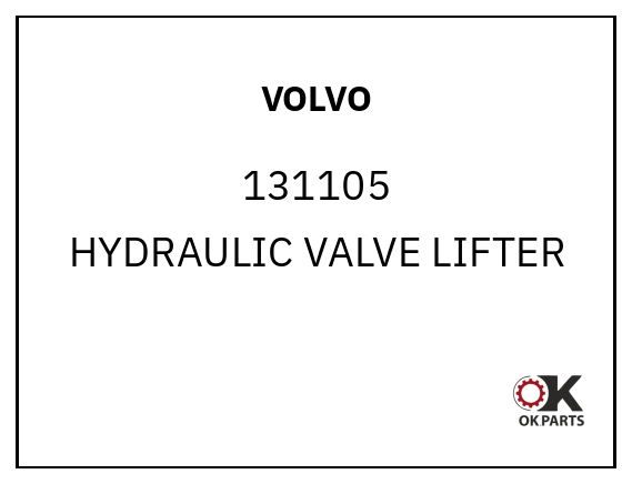 VOLVO 131105 HYDRAULIC VALVE LIFTER