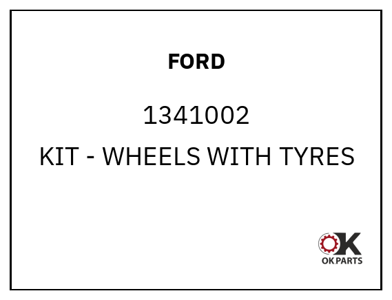 FORD 1341002 KIT - WHEELS WITH TYRES
