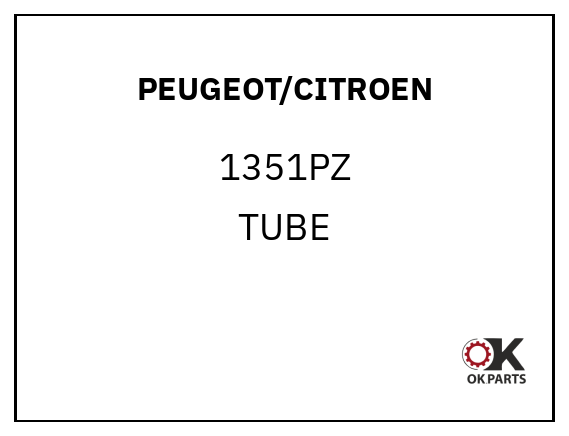 PEUGEOT/CITROEN 1351PZ TUBE
