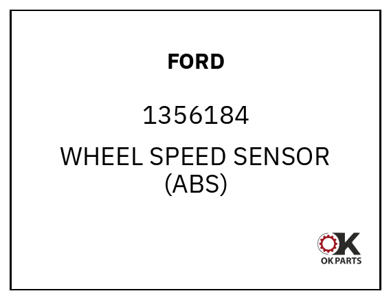 FORD 1356184 WHEEL SPEED SENSOR (ABS)