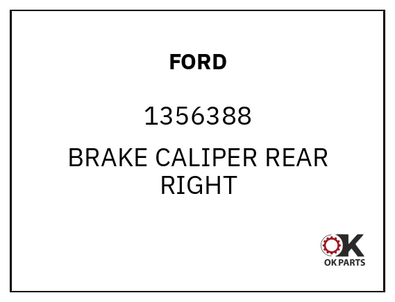FORD 1356388 BRAKE CALIPER REAR RIGHT