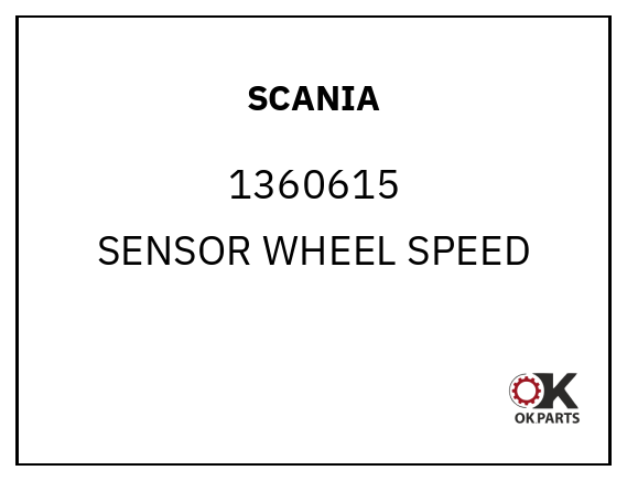 SCANIA 1360615 SENSOR WHEEL SPEED