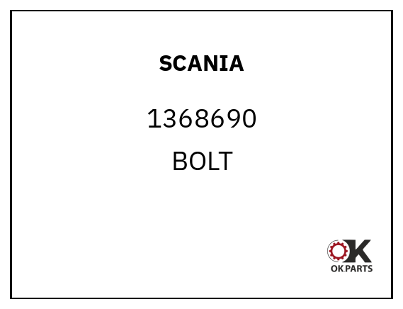 SCANIA 1368690 BOLT