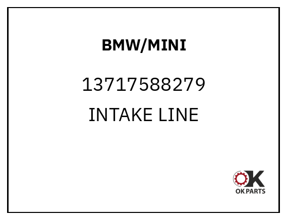 BMW/MINI 13717588279 INTAKE LINE