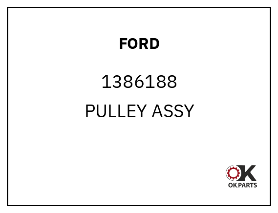 FORD 1386188 PULLEY ASSY