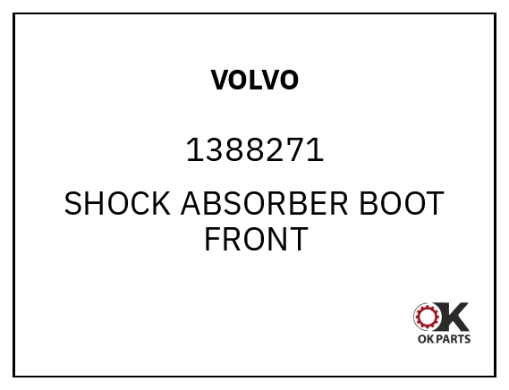 VOLVO 1388271 SHOCK ABSORBER BOOT FRONT
