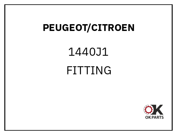 PEUGEOT/CITROEN 1440J1 FITTING