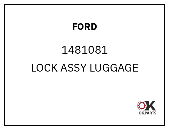 FORD 1481081 LOCK ASSY LUGGAGE