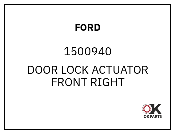 FORD 1500940 DOOR LOCK ACTUATOR FRONT RIGHT