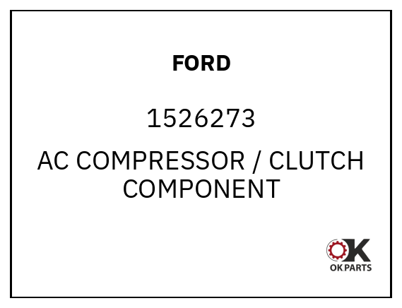 FORD 1526273 AC COMPRESSOR / CLUTCH COMPONENT