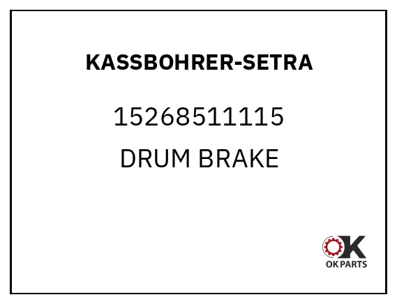 KASSBOHRER-SETRA 15268511115 DRUM BRAKE