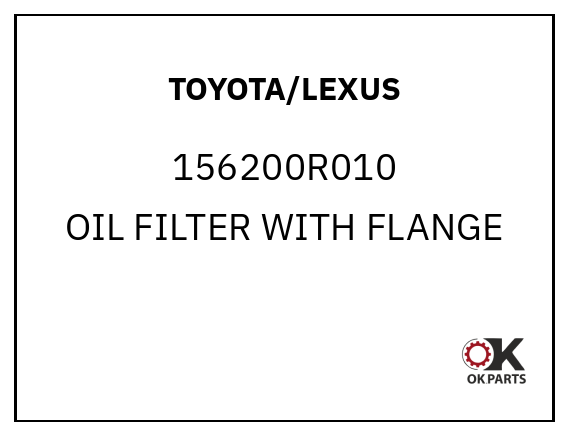 TOYOTA/LEXUS 156200R010 OIL FILTER WITH FLANGE