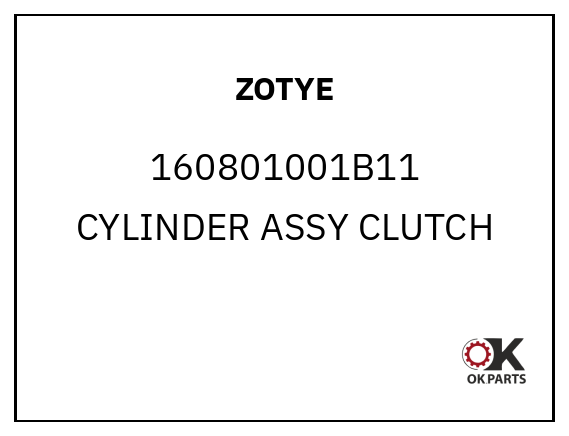 ZOTYE 160801001B11 CYLINDER ASSY CLUTCH