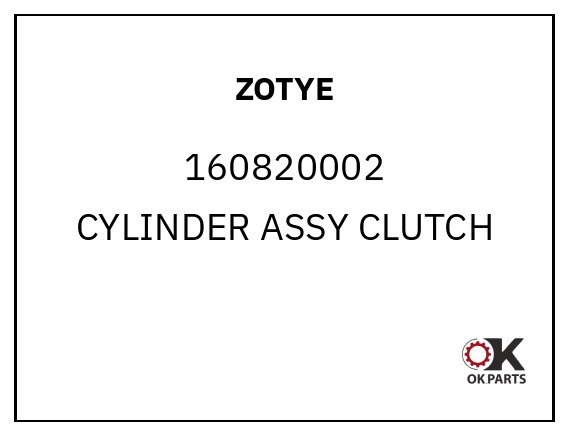 ZOTYE 160820002 CYLINDER ASSY CLUTCH