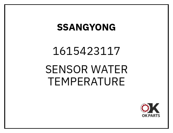 SSANGYONG 1615423117 SENSOR WATER TEMPERATURE