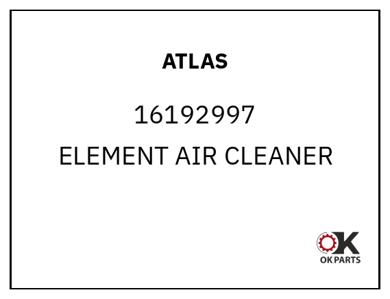 ATLAS 16192997 ELEMENT AIR CLEANER