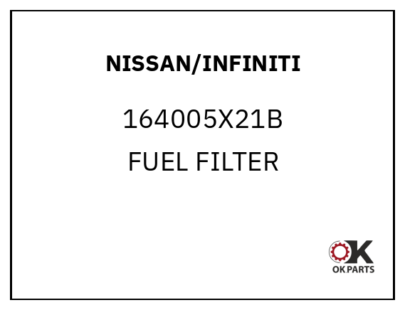 NISSAN/INFINITI 164005X21B FUEL FILTER
