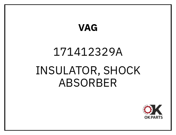 VAG 171412329A INSULATOR, SHOCK ABSORBER