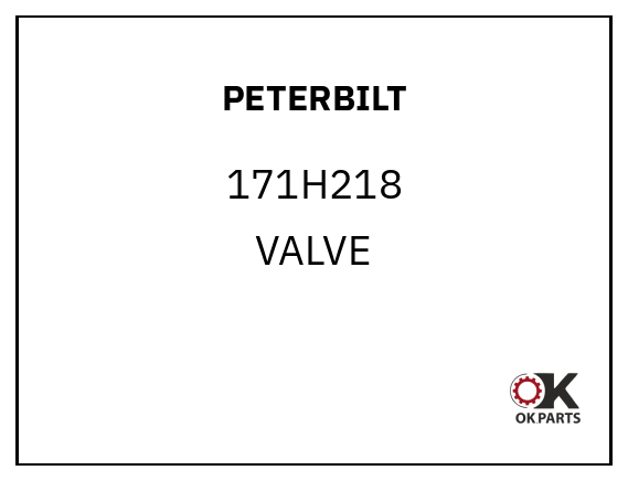 PETERBILT 171H218 VALVE
