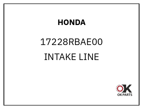 HONDA 17228RBAE00 INTAKE LINE