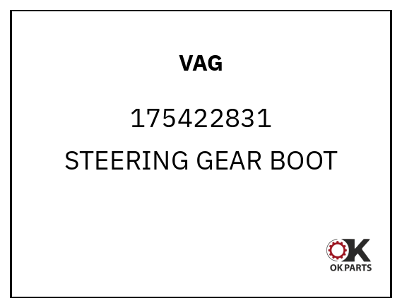 VAG 175422831 STEERING GEAR BOOT