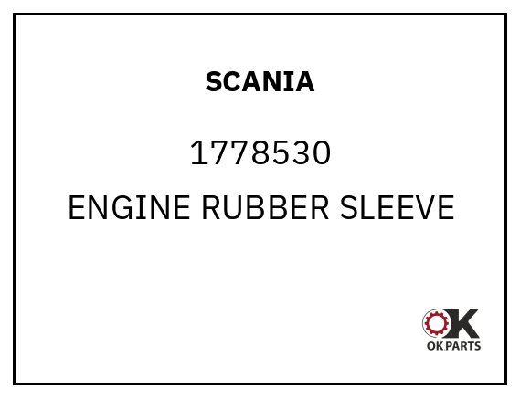 SCANIA 1778530 ENGINE RUBBER SLEEVE