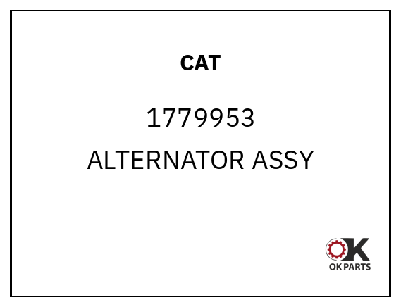 CAT 1779953 ALTERNATOR ASSY